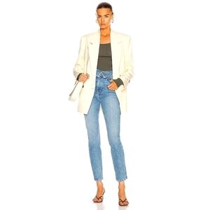 GRLFRND Now You Know Nadine Fold Down Jeans 26